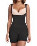 imisic Shapewear Bodysuit for Women Tummy Control Open Bust Full Body Shaper Seamless Sculpting Fajas Butt Lifter Mid Thigh Body Shapewear (Black XL)